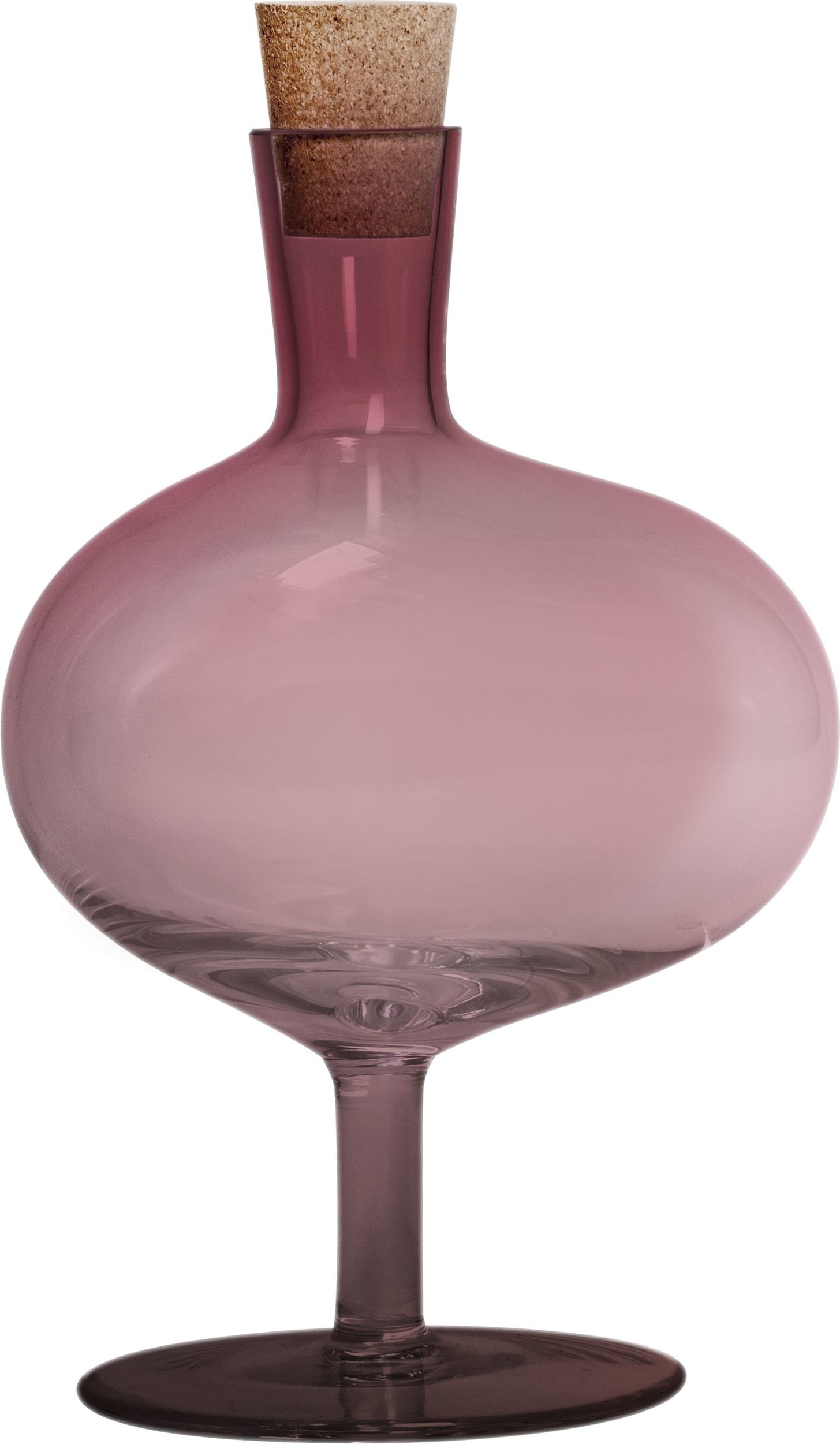 Butelka Bod 23 cm burgundowa