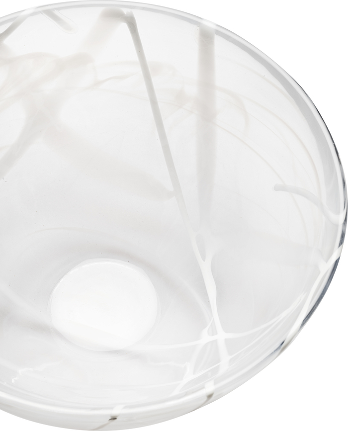 Contrast Skleda za solato, 23 cm, bela