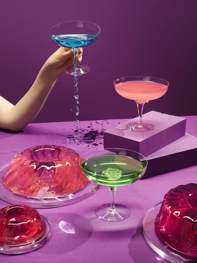 Copa de Champán Sugar Dandy, 320 ml, rosa