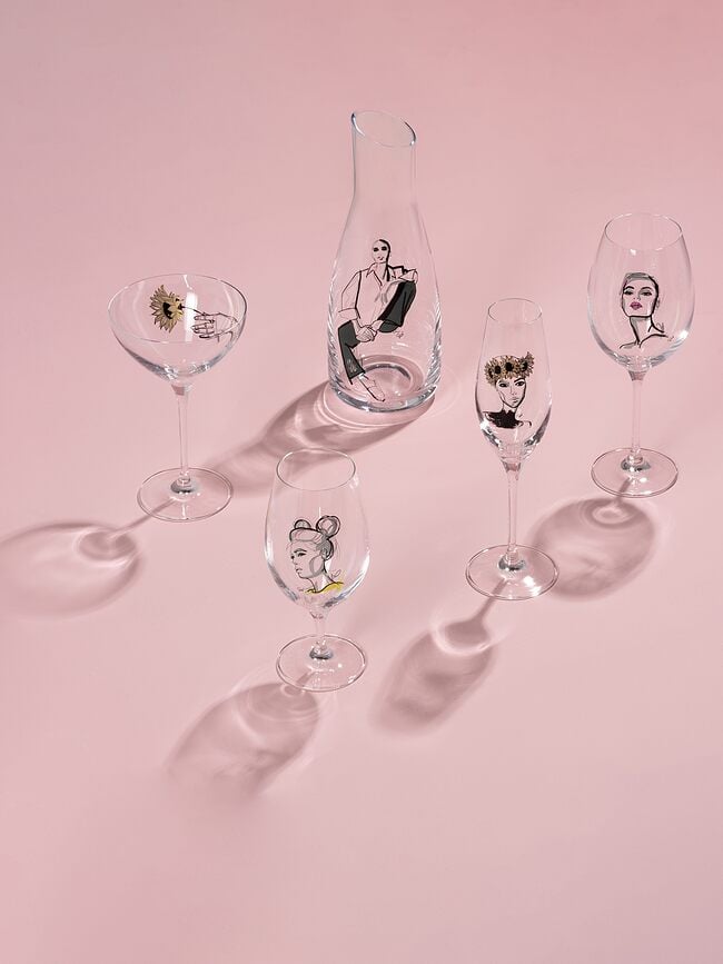 Copas de champán All About You You And Me Together, 320 ml, Set de 2 unidades