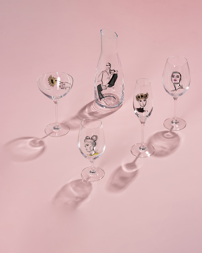 Copas de vino All About You With You, 520 ml, Pack de 2