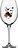 Copas de Vino All About You Wait For Him, 520 ml, 2 unidades