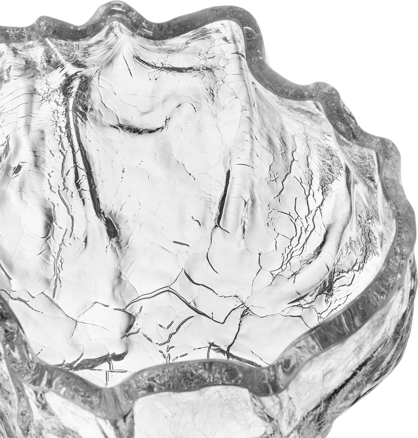 Crackle Βάζο κρυστάλλινο, 17,5 cm, ροζ