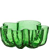 Crackle Schüssel 25 cm grün Kristall