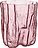 Crackle Vase 27 cm rosa Kristall