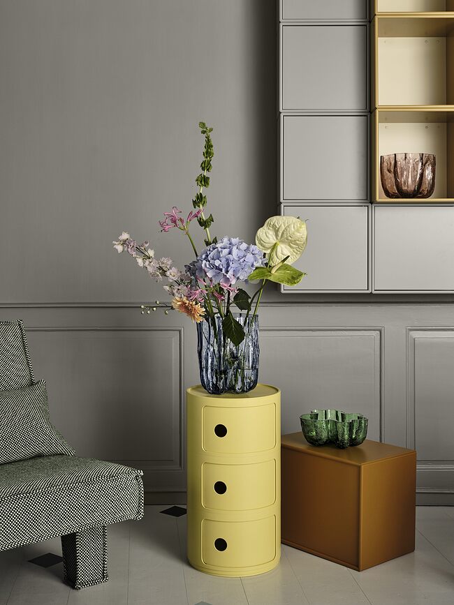 Crackle Zdjela 25 cm prozirna kristalna