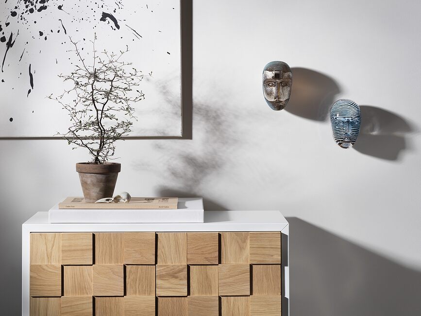 Decoración de Pared Brains Look In Orange