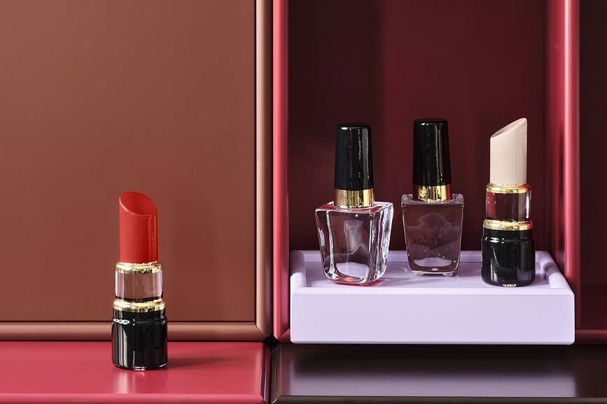 Décoration Vernis à Ongles Maquillage, rouge