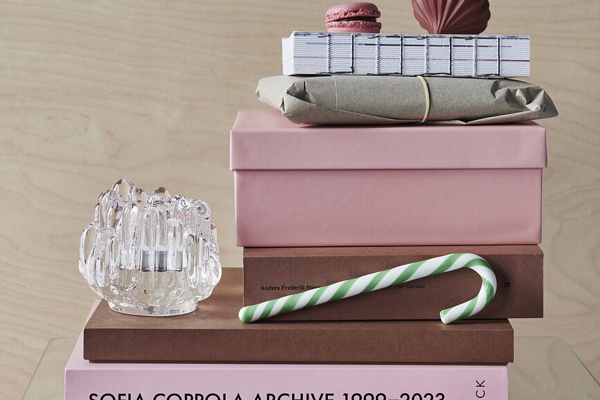 Decorazione in vetro Polka Candy Cane 17 cm, bianco-giallo