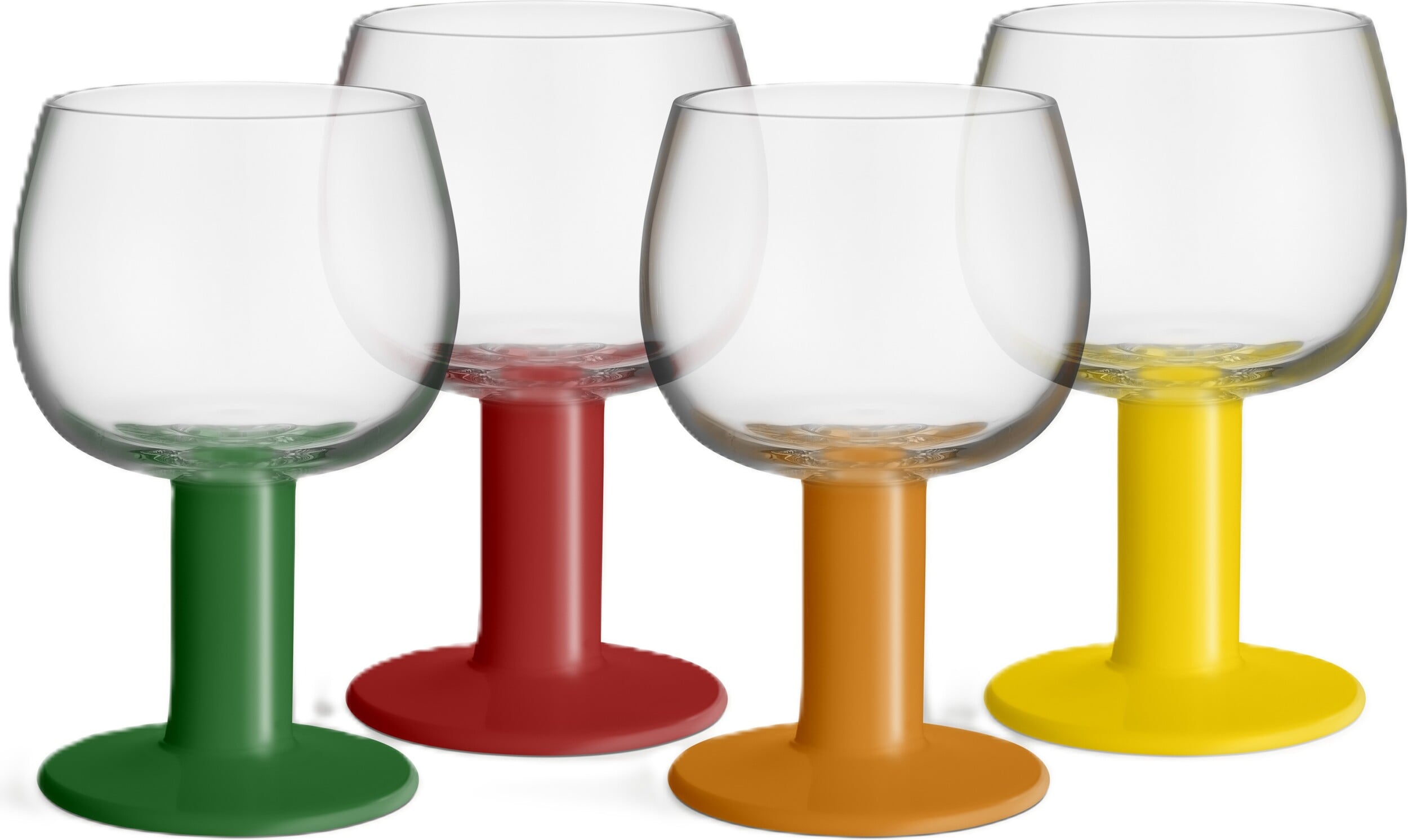 Fars Weingläser 400 ml, mehrfarbig, 4 St.