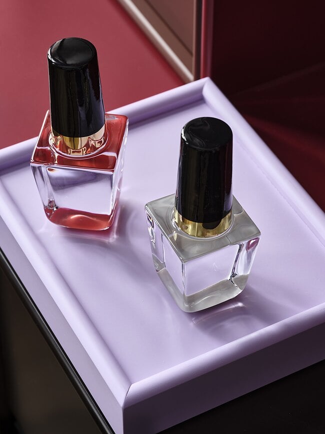 Figura Decorativa Make Up, esmalte de uñas, roja