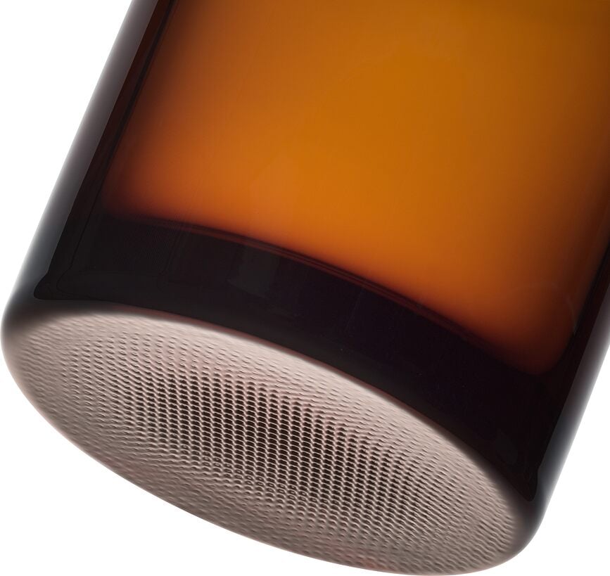 Jarrón Limelight Tulip, 19,5 cm, gris ahumado