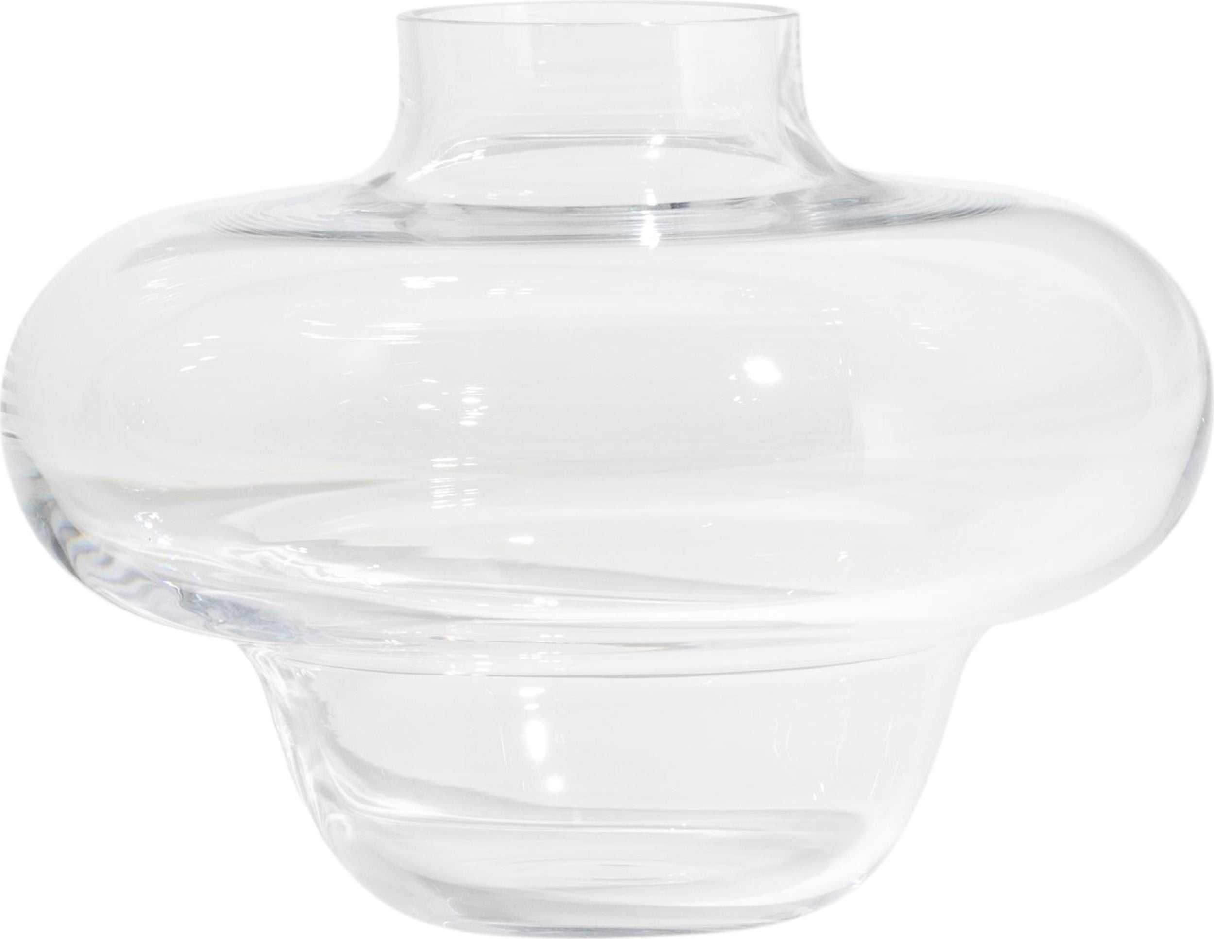 Kappa Vase 16 cm transparent Kristall
