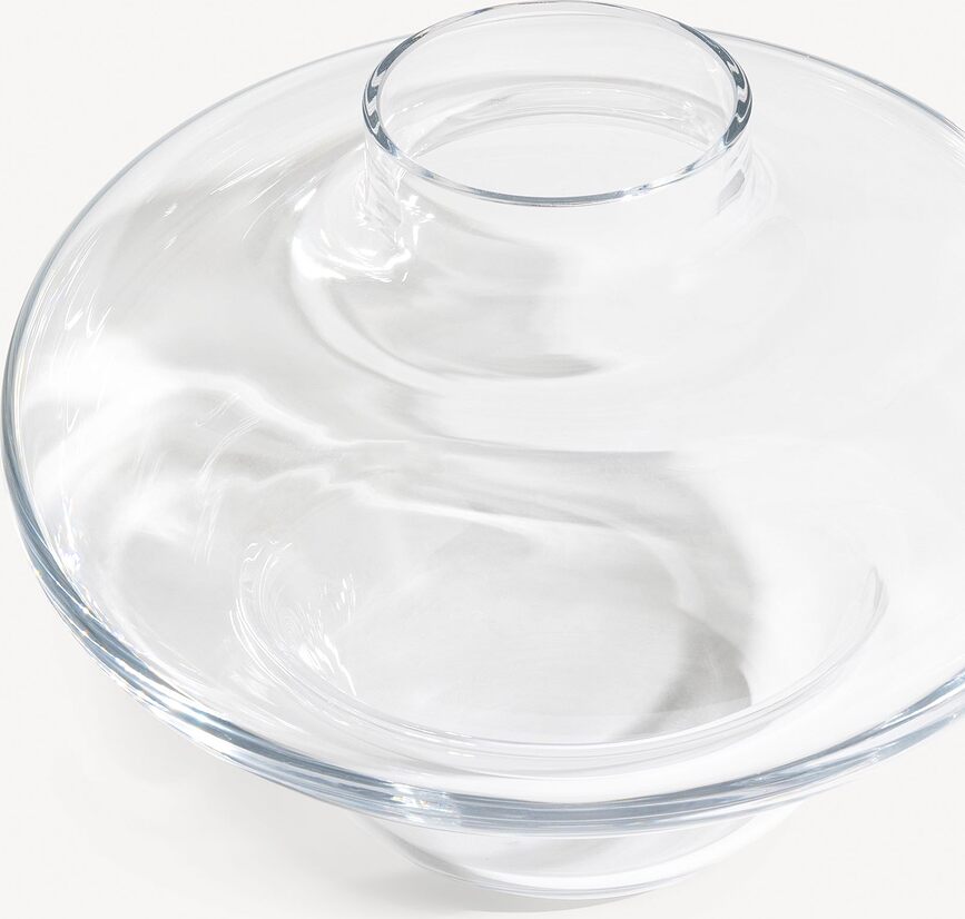 Kappa Vase 22,5 cm, transparent, cristal