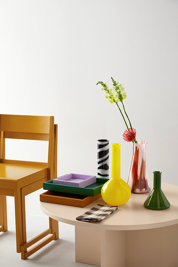 Lab vase 18,5 cm, grøn