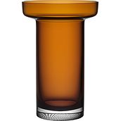 Limelight Rose Vase 23 cm amber