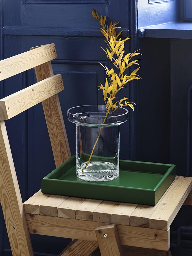 Limelight Tulip Βάζο, 19,5 cm, καπνιστό γκρι