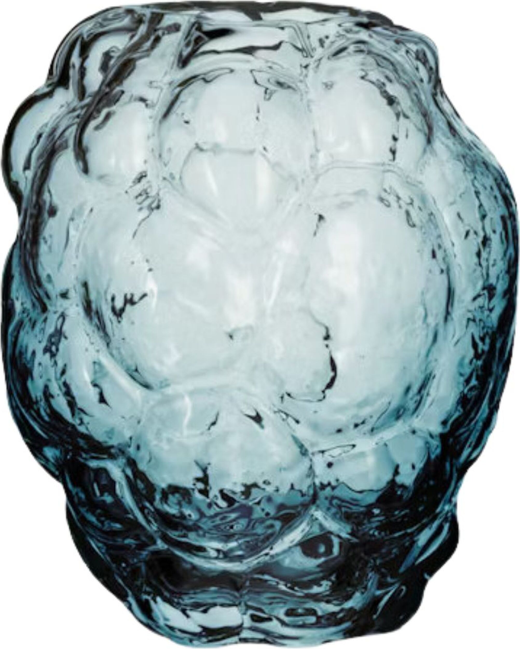 Mini Vase Moss 11,5 cm, transparent blau