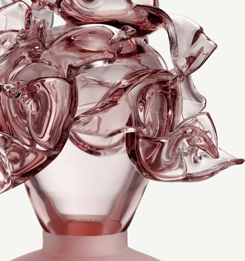 Mino glasdekoration 23 cm, grå