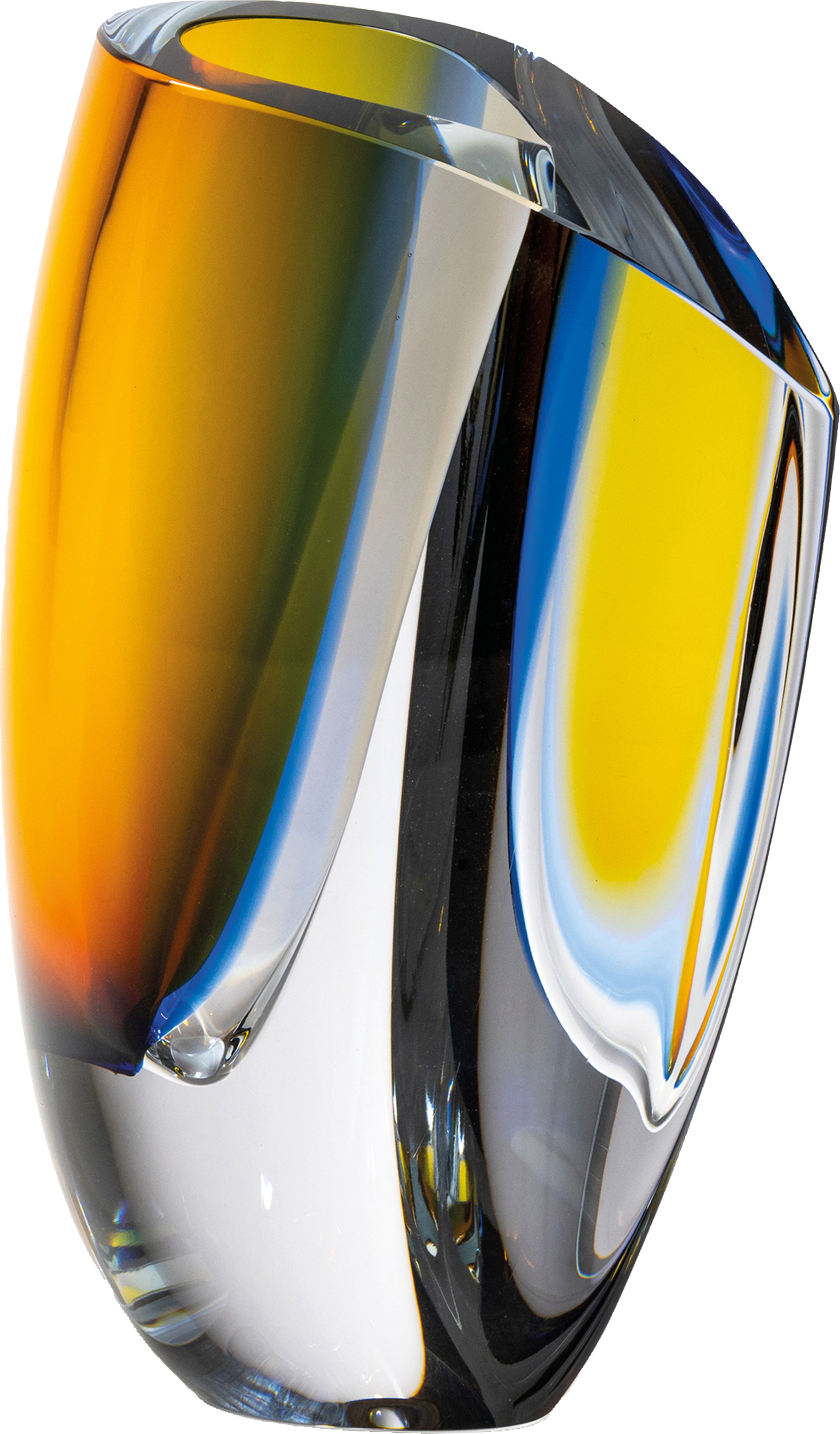 Mirage Vase 31 cm blau-orange