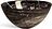 Misa do serwowania Contrast 35 cm czarna