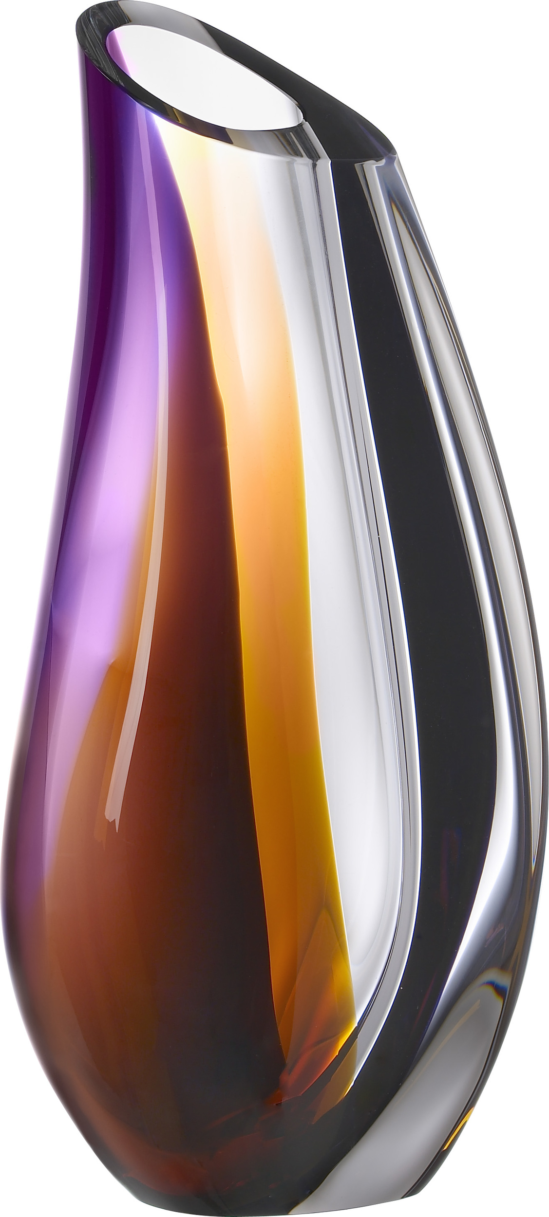 Orchid Vase 29 cm violett-braun