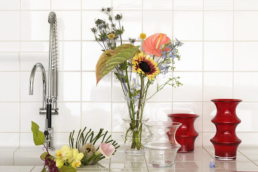 Pagod Βάζο, 16,7 cm, κόκκινο