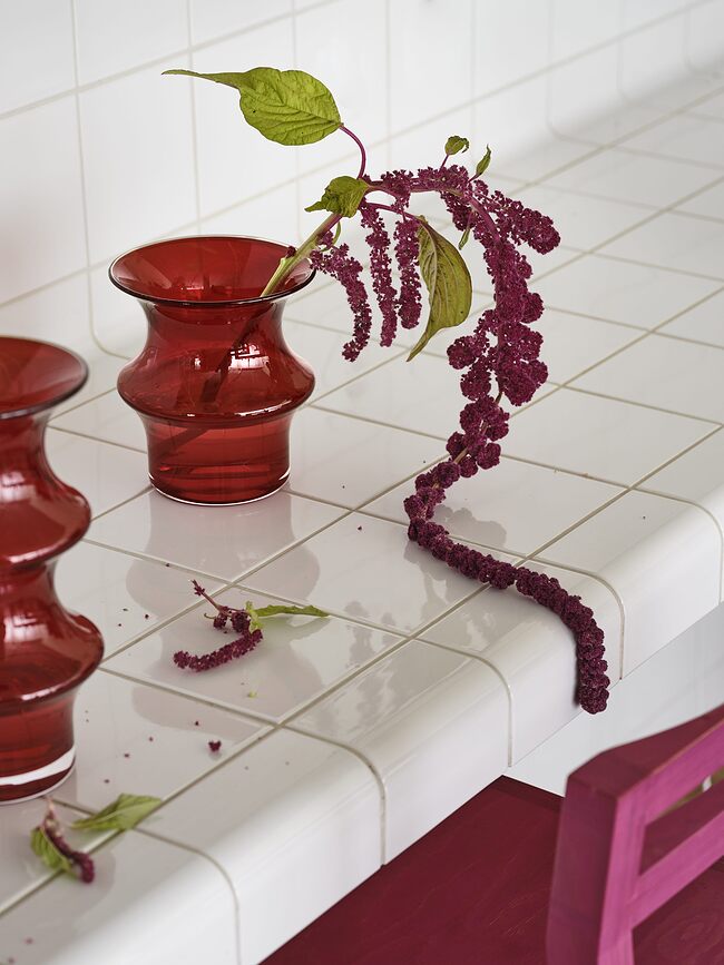 Pagod Βάζο, 16,7 cm, κόκκινο