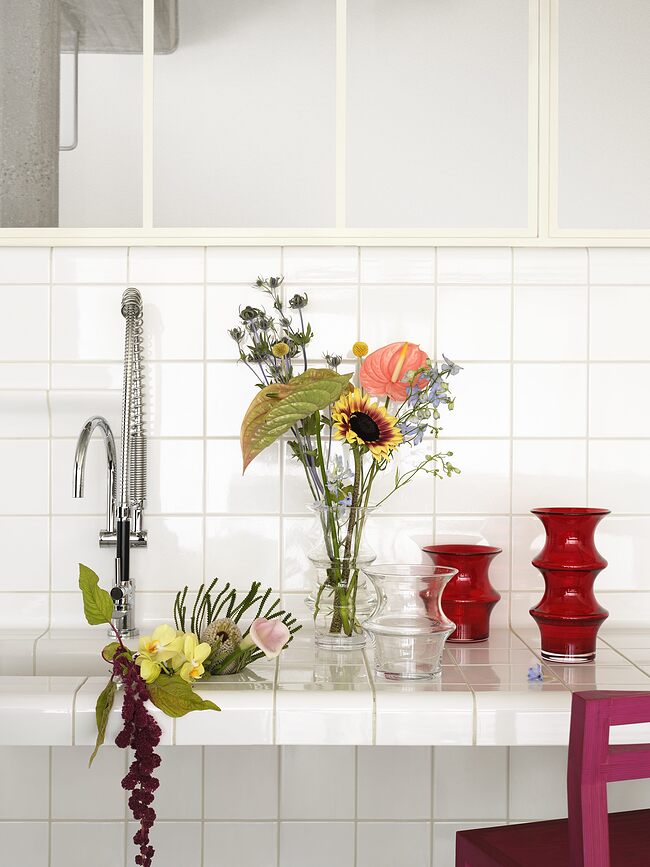 Pagod Βάζο, 16,7 cm, κόκκινο