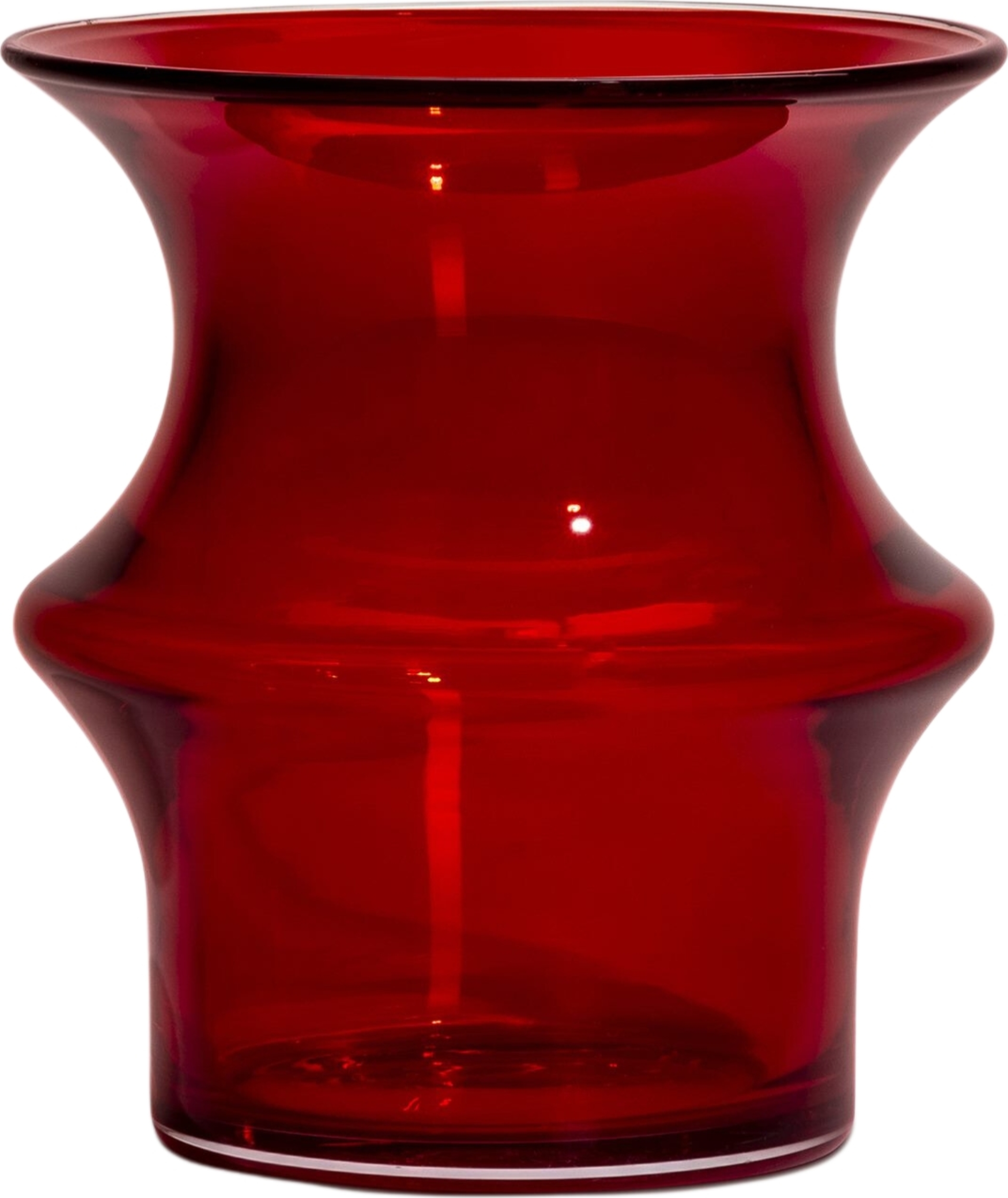 Pagod Vase 16,7 cm rot