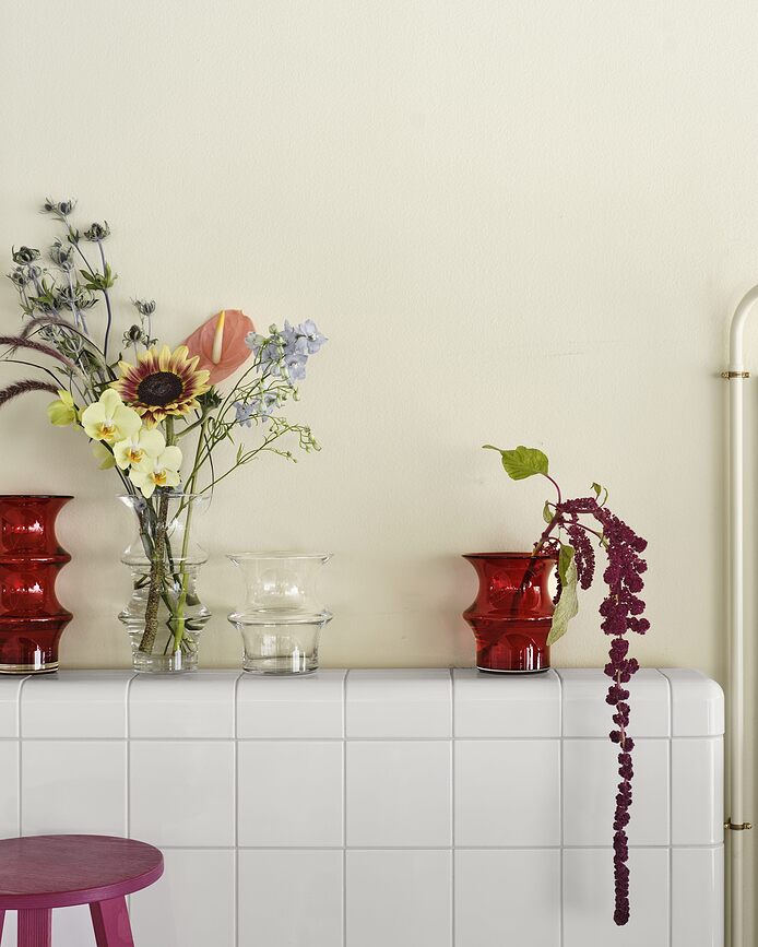 Pagod Vaza, 25,5 cm, rdeča