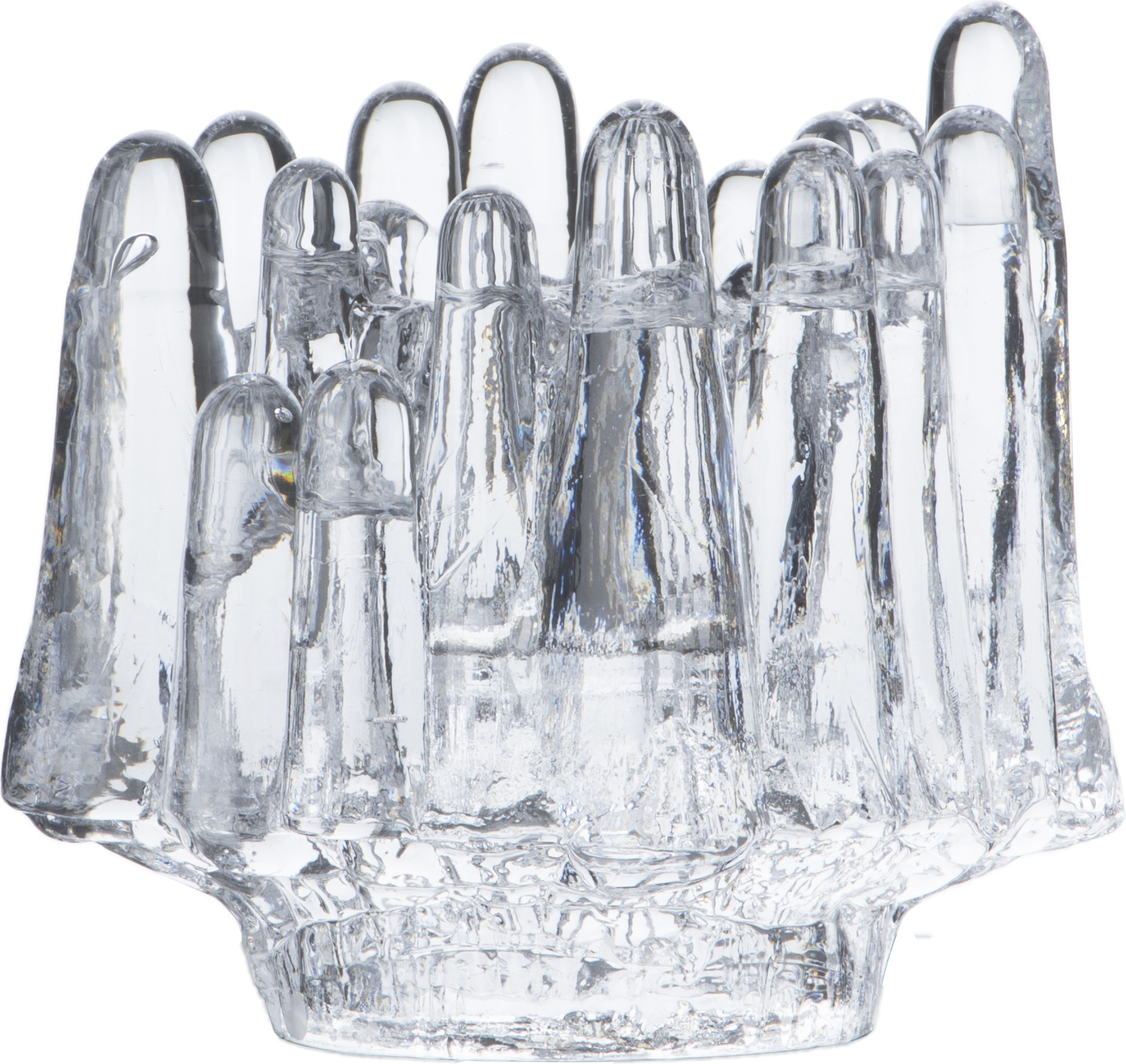 Polar Kerzenhalter für Teelichter 11,2 cm transparent