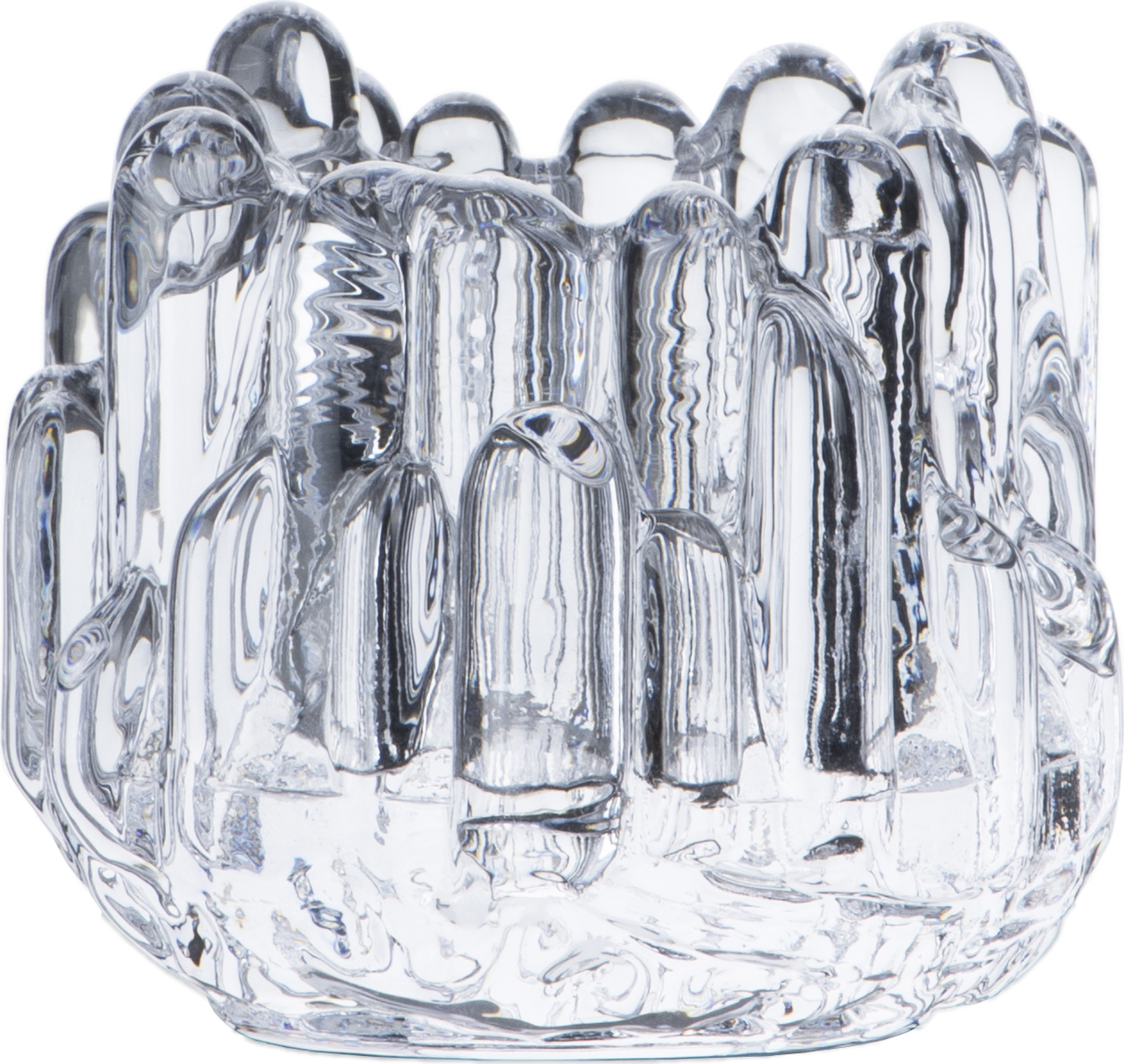 Polar Kerzenhalter für Teelichter 8,6 cm transparent