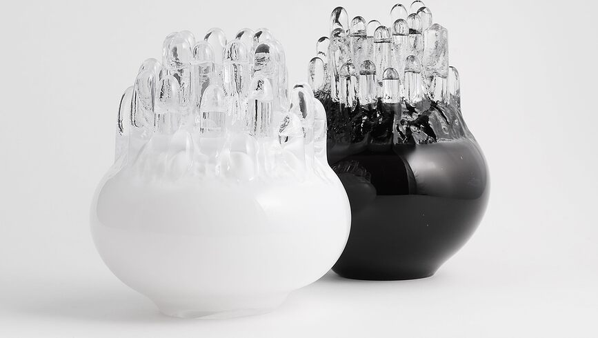 Polar Bougeoir pour bougie chauffe-plat, 20 cm, noir