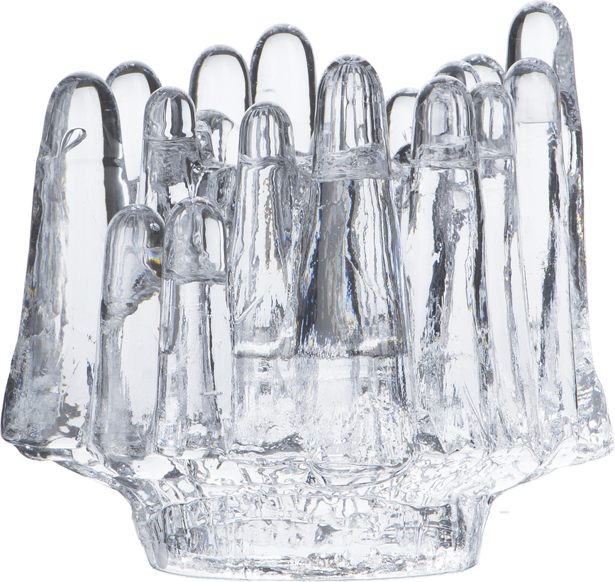 Polar Svečnik za čajne svečke, 11,2 cm, prozoren