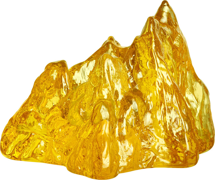 Portacandele per tealight The Rock, giallo