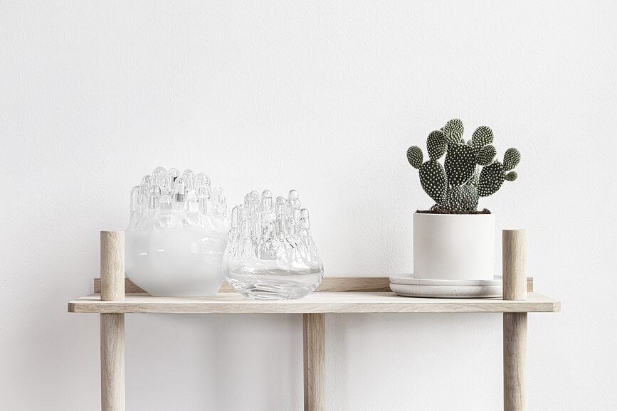 Candelabro para velas de té Polar, 20 cm, negro