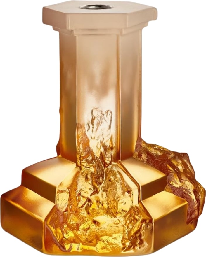 Rocky Baroque Klassischer Kerzenhalter 17,5 cm amber