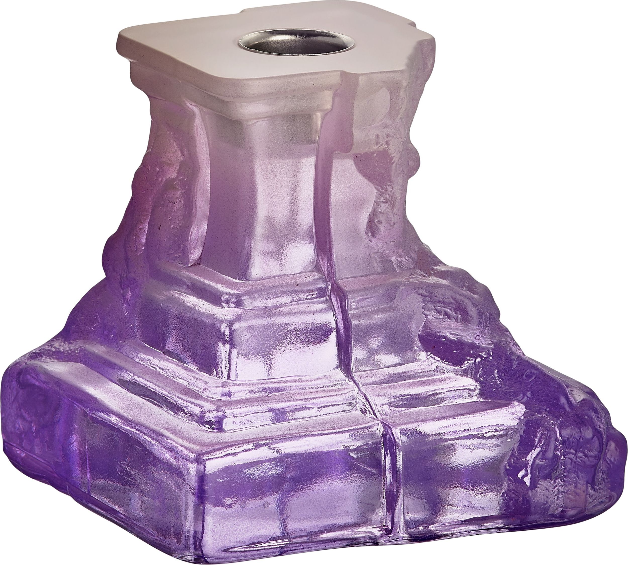 Rocky Baroque Klassischer Kerzenhalter 9,5 cm lila