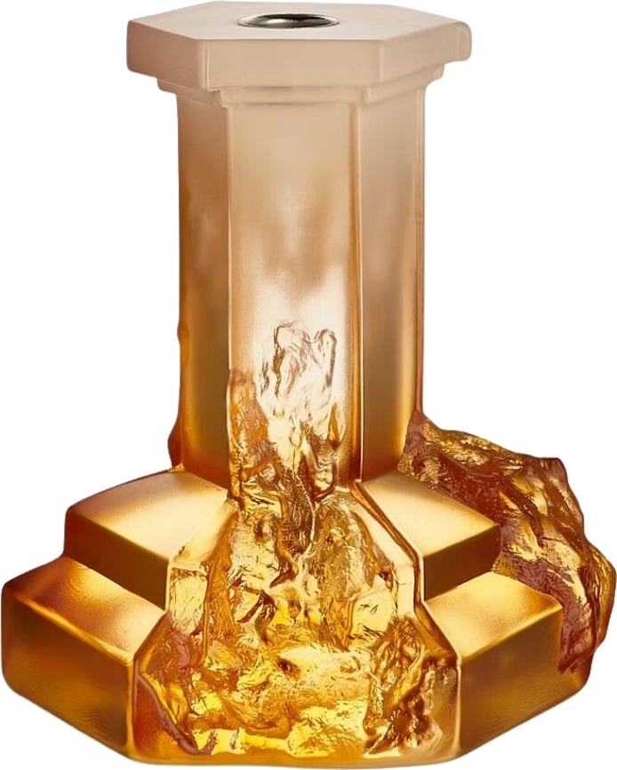 Rocky Baroque Ljusstake 17,5 cm, bärnsten