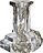 Rocky Baroque ljusstake 17,5 cm, stålglans