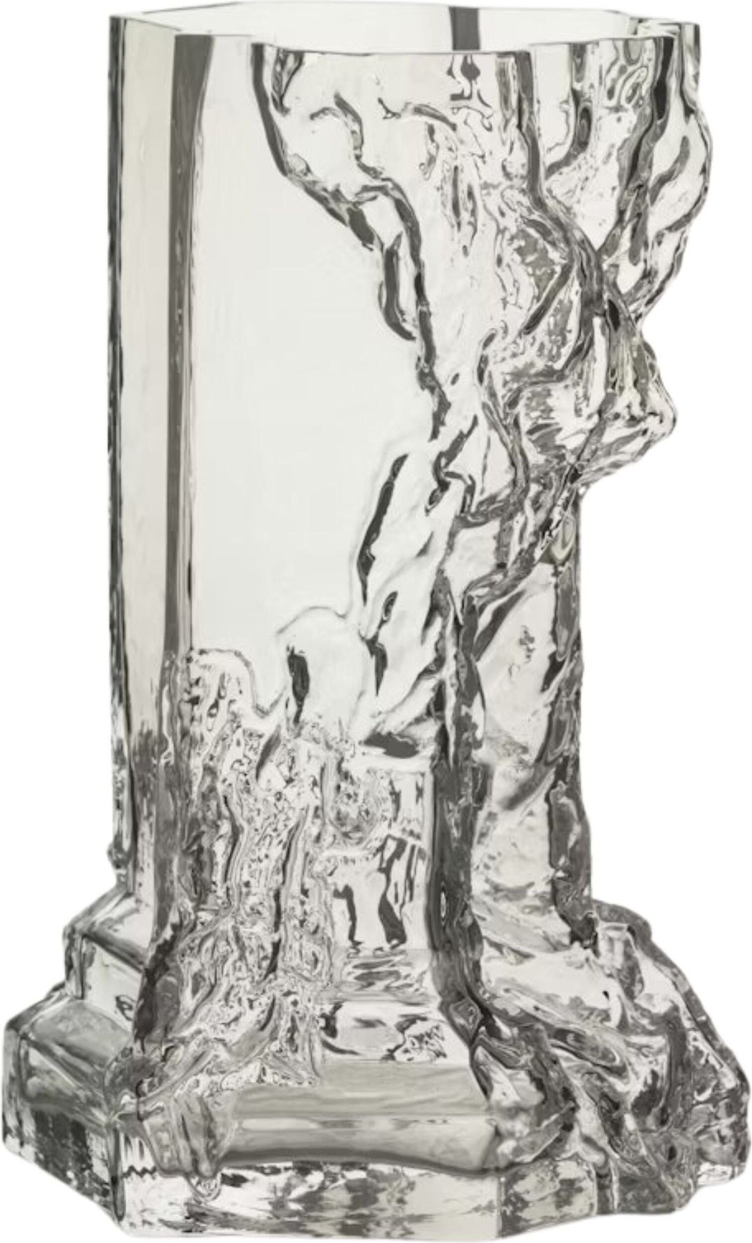 Rocky Baroque Vase 25 cm, transparent