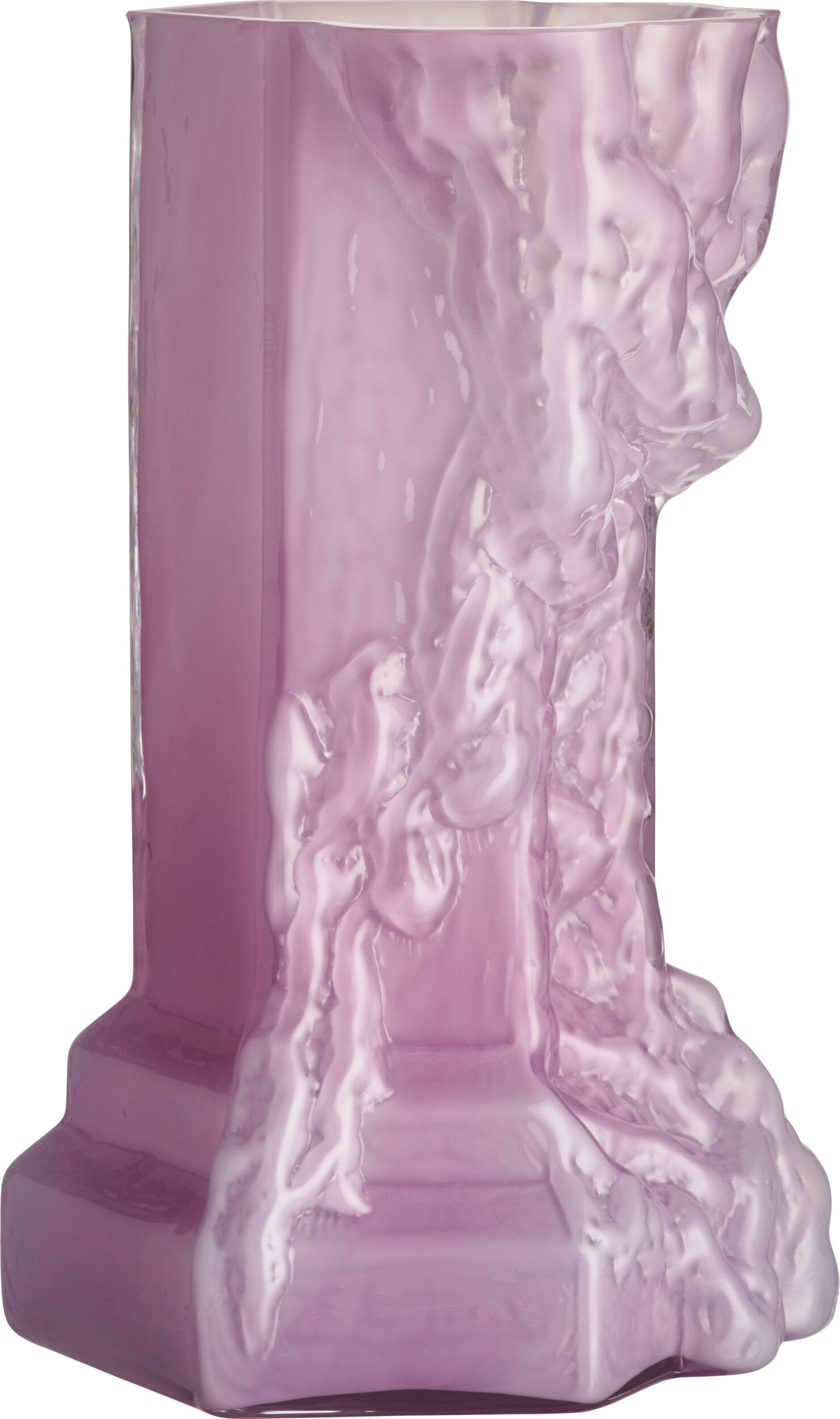 Rocky Baroque Vase 35 cm, Rosa