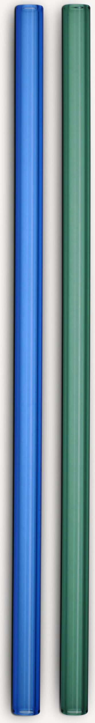 Sipsavor Trinkhalme 20 cm, blau-grün, 2 St.