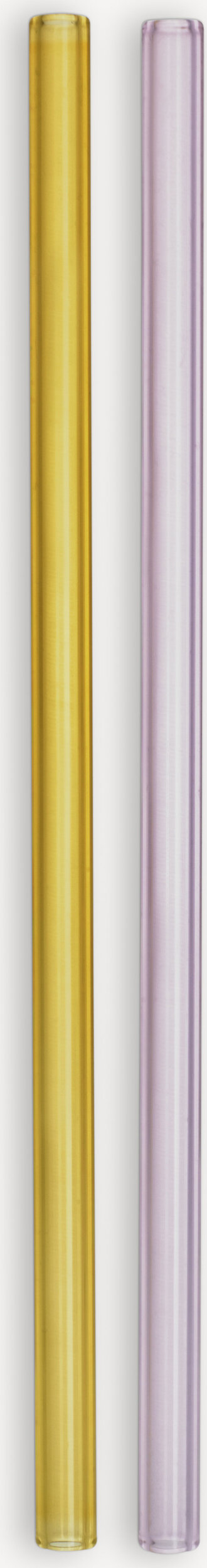 Sipsavor Trinkhalme 20 cm, rosa-gelb, 2 St.