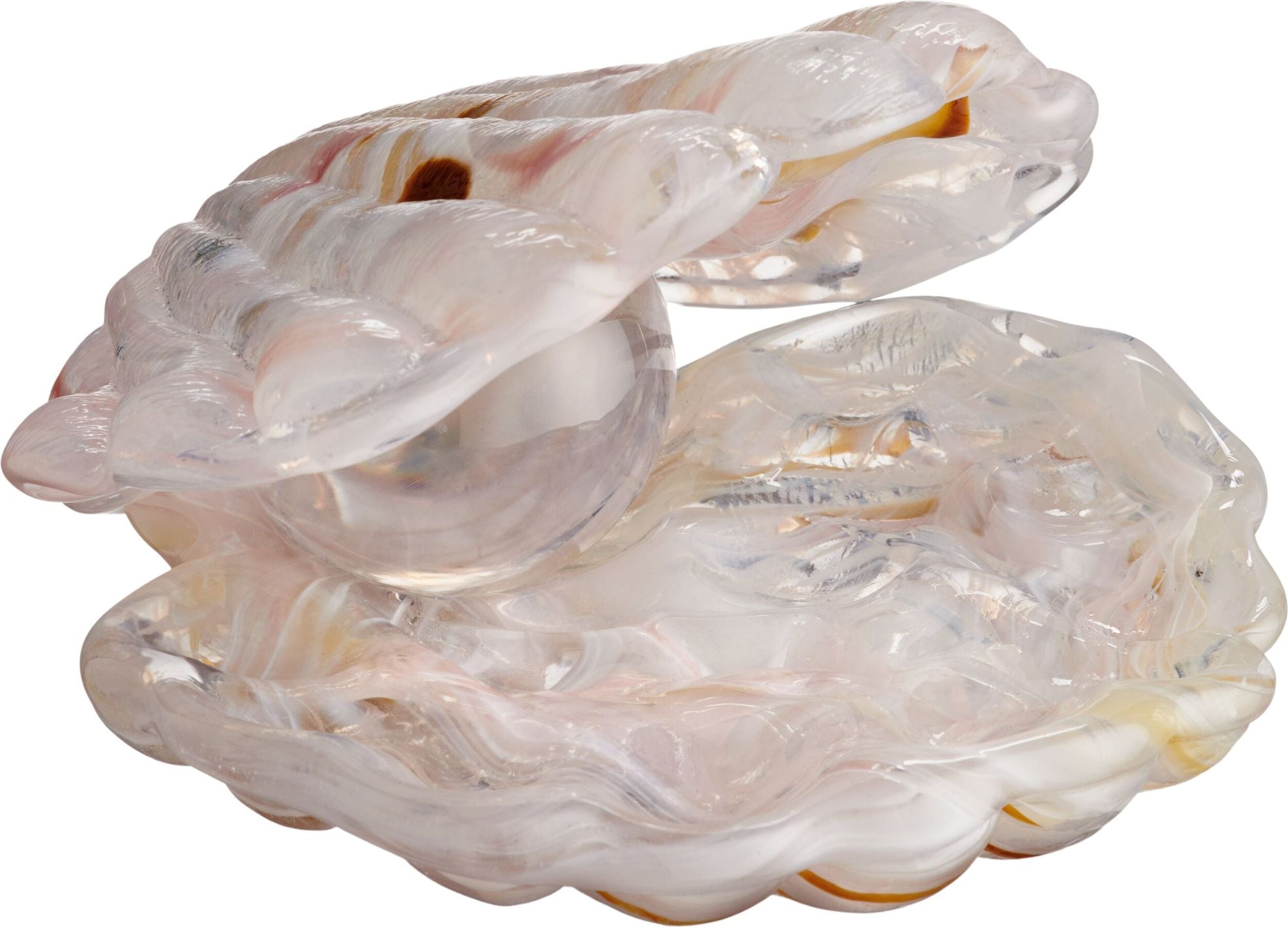 Skulptur Mother of Pearl, beige