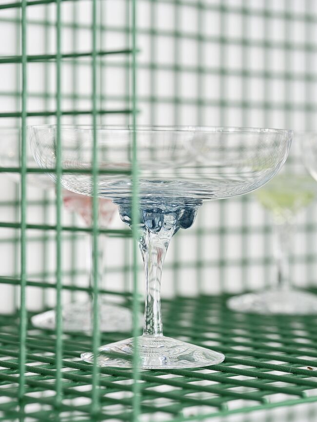 Sugar Dandy Verre à Champagne 320 ml, vert