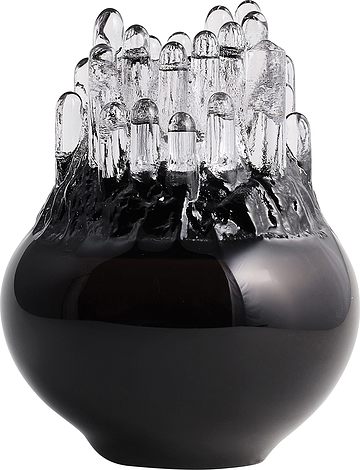 Świecznik na tealighty Polar 19 cm czarny
