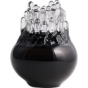 Tealight žvakidė Polar juodos spalvos 19 cm