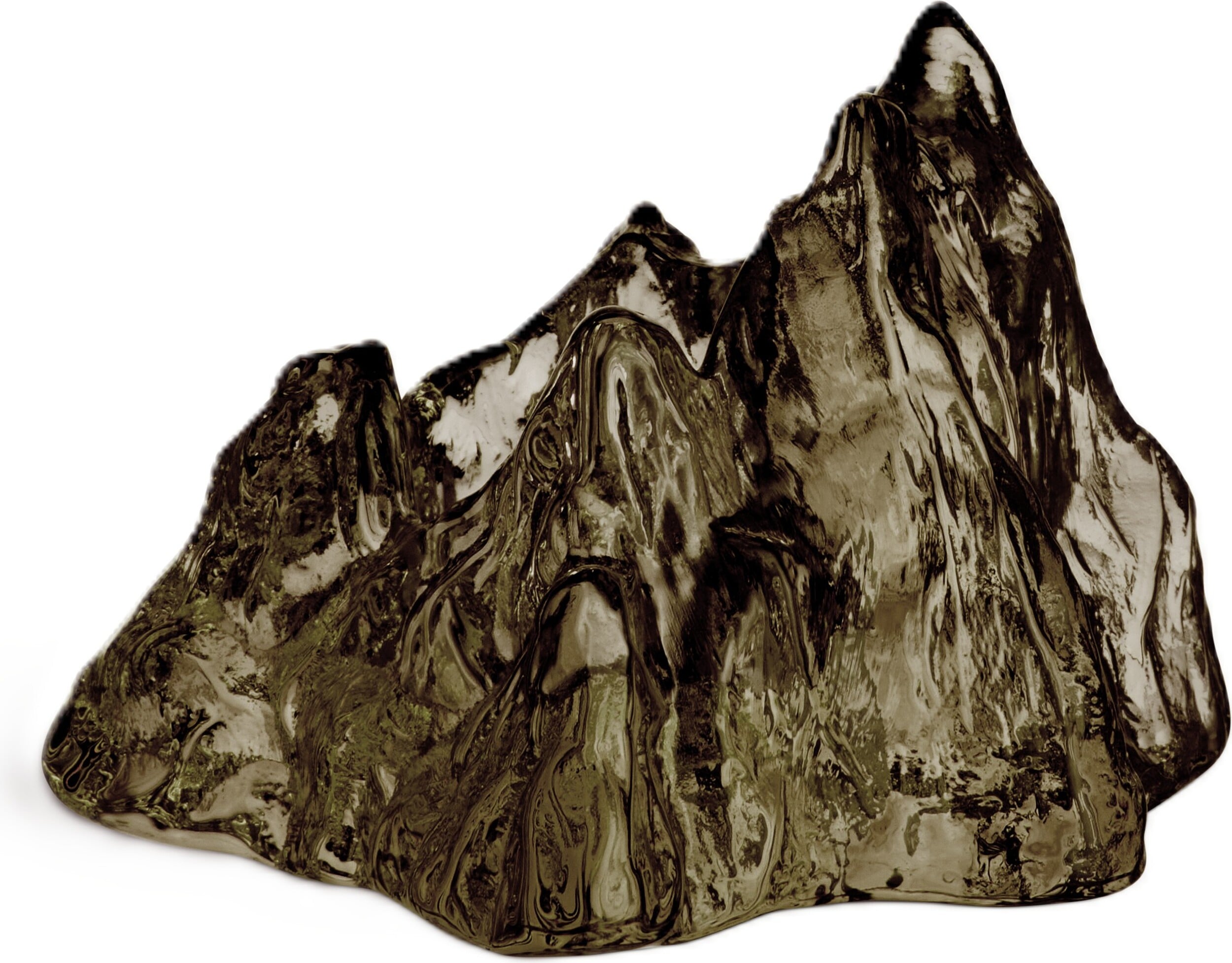 Teelichthalter The Rock 9,1 cm, Taupe